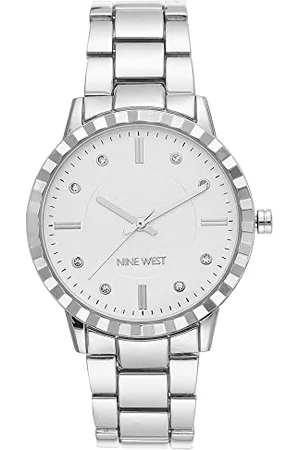 Nine West Orologio da polso con accenti di cristallo da donna