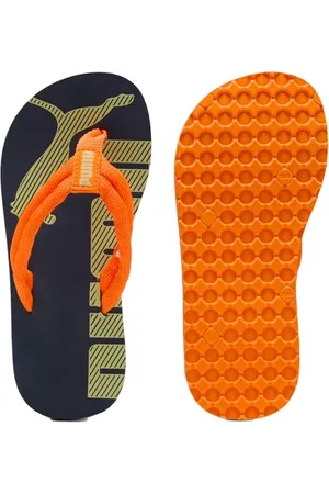PUMA Epic Flip V2 PS, Infradito, New Navy-Pistachio Green-Orange GLO, 28 EU