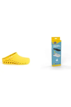 Scholl Clog Evo Giallo Solette Antistatiche PRO in Memory Cushion per Clog Evo - Giallo/Nero