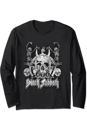 Black Sabbath Scheletri di danza vintage ufficiali Maglia a Manica