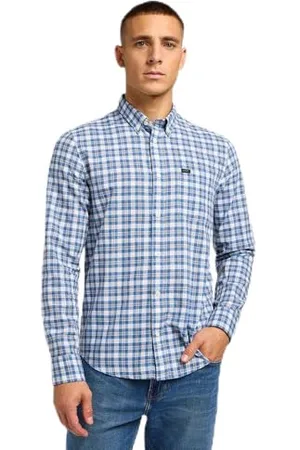 Lee Button Down Maglietta, , S Uomo