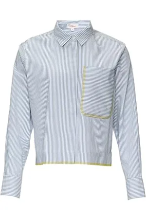 QS by s.Oliver 2150527 Camicia a Maniche Lunghe, , 50 Donna