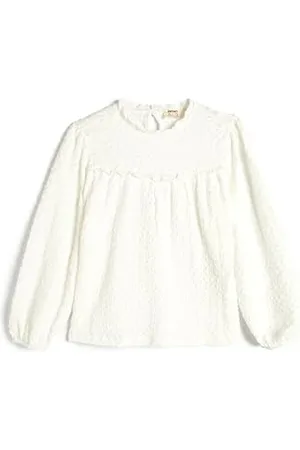 Koton Blouse Quilted Ruffled Detail Elastic Cuffs, Camicetta