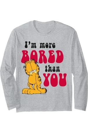 Garfield Sono più annoiato di te Maglia a Manica