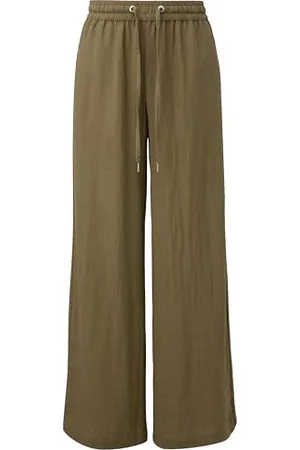 QS by s.Oliver 2162961 Pantaloni Lunghi in Lino, , 32W x 30L Donna
