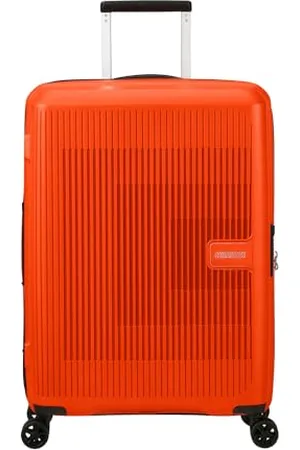 American Tourister Aerostep - Spinner M, Valigia Espandibile, 67 cm, 66.5/72.5 L, (Bright Orange)