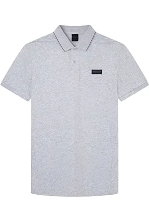 Hackett Hs Badge Polo, Polo Uomo, (Ice ), XS