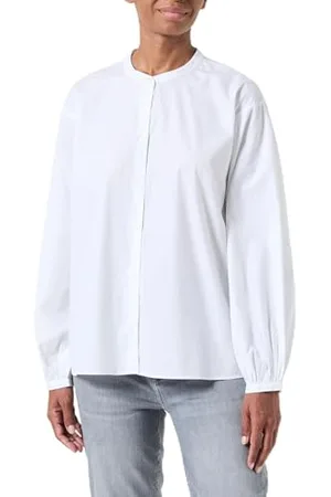 Tommy Hilfiger Donna Blusa Balloon Blouse Maniche Lunghe, (TH Optic White), 50