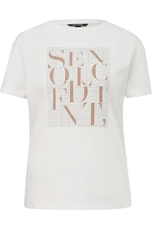 Comma, 2144611 T-Shirt, , 42 Donna