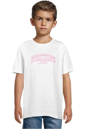 Mister Tee Mtk374-everything Is Nice College Style Tee T-Shirt, , 134-140 cm Bambini e Ragazzi