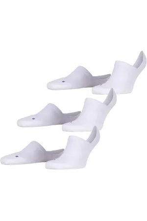 Falke Cool Kick Invisible Multipack U In morbidi traspiranti asciugatura rapida invisibili tinta unita confezione di 3 paia, Calzini fantasmini Unisex - Adulto, , 46-48
