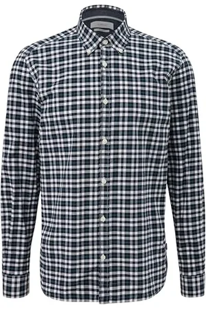 QS by s.Oliver 2156783 Camicia a Maniche Lunghe a Quadretti, , XXXL Uomo
