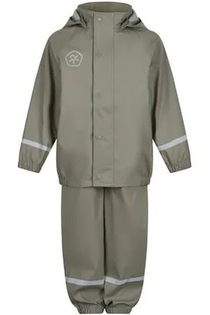 Color Kids Rain Set Solid PU Giacca Impermeabile, , 86 Unisex-Bambini