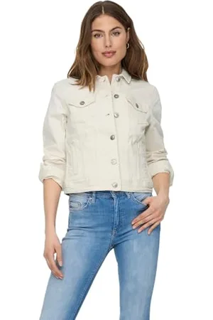 ONLY ONLTIA DNM Jacket col PIMBOX Noos Giacchetto Denim, , 38 da Donna