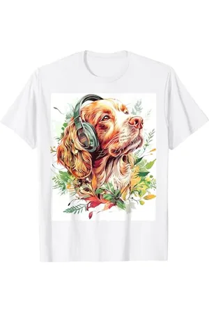 DogtastiQ Setter irlandese - Cuffia per animali domestici, motivo: cane Maglietta