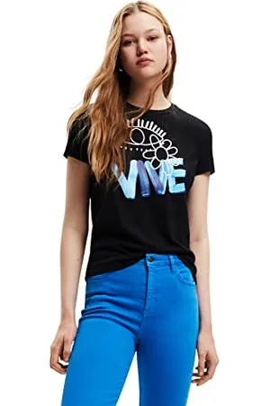 Desigual Maglietta a Maniche Corte T-Shirt, , XL Donna