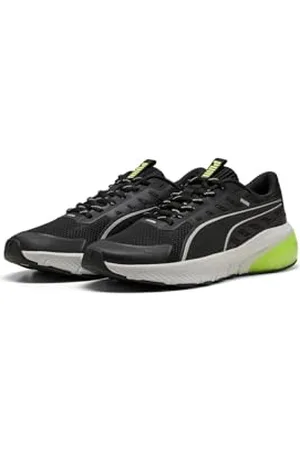 PUMA Cell Glare, Road Running Shoe Unisex - Adulto, Black Yellow Alert, 41 EU