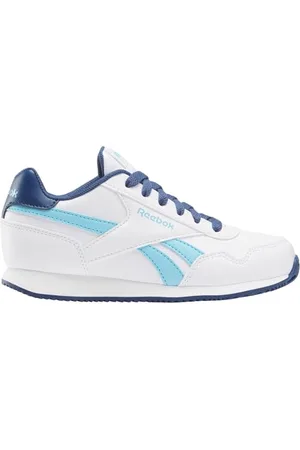 Reebok Royal Cl Jog 3.0, Scarpe da Ginnastica, Ftwrwhite-Blu Digitale Batikblue, 39 EU