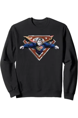 DC Comics Originals Superman Ultimo Figlio Krypton Jim Lee Logo Epic Vintage Grunge Felpa