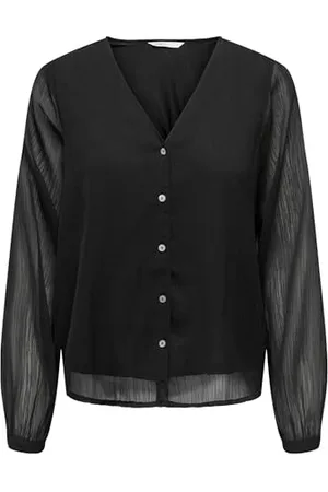 ONLY Onlluna L/S V-Neck Top CS Noos Ptm Maglietta a Maniche Lunghe, 1, S Donna
