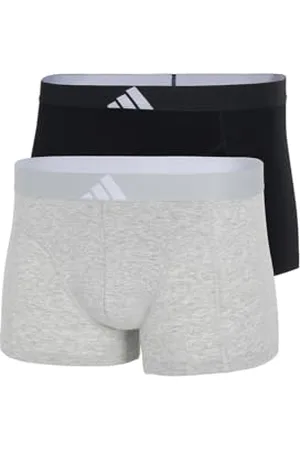 adidas Herren Unterwäsche Boxershorts 2er Pack-Trunk (2pk) -Active Flex Cotton Body Intimo, , L Uomo