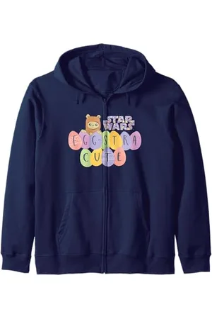 STAR WARS Easter Ewok Egg-Stra Cute Pastel Color Big Logo Felpa con Cappuccio