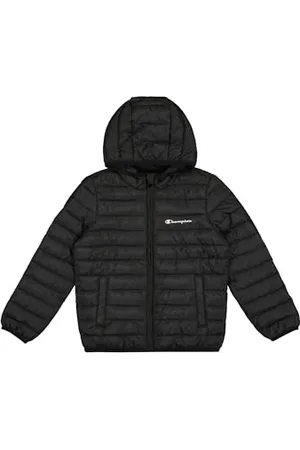 Champion Legacy Boy-Outdoor Light Hooded Jacket Giacca, (KK001), 13-14 Anni Bambino