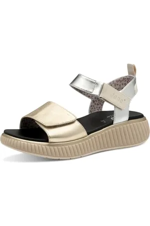 Jana Damen Flache Sandale Vegan, Bassi Donna, , 37 EU