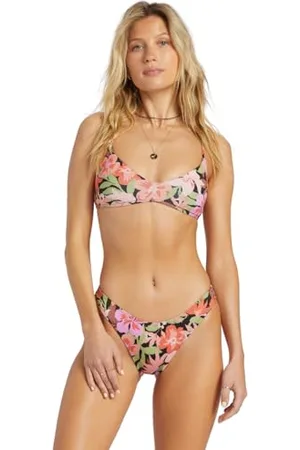Billabong Sol Searcher V Bralette Parte Superiore del Bikini, , S Donna