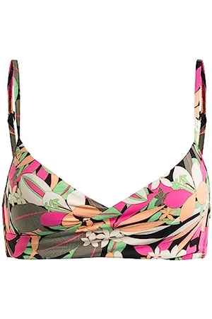 Roxy PT Beach Classics Wrap Bra Parte Superiore del Bikini, , S Donna