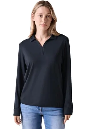CECIL B322088 Maglietta a Maniche Lunghe, , M Donna