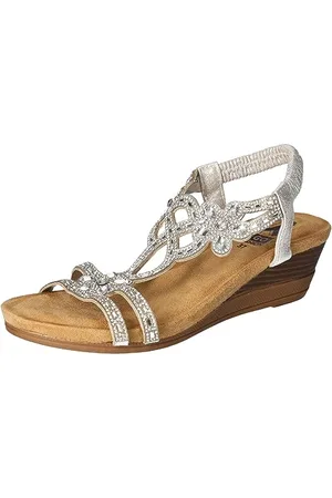 2Go 8910-806-21, Sandali con Zeppa Donna, , 37 EU
