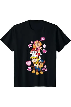 Paw Patrol Bambino - Marshall Chase Rubble Skye Cuori Maglietta
