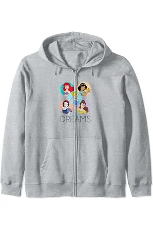 Disney Princess Big Dreams Sparkle Character Bubbles Felpa con Cappuccio