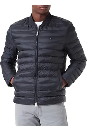 GANT LIGHT PADDED BOMBER JACKET, Giacca Uomo, ( BLACK ), L