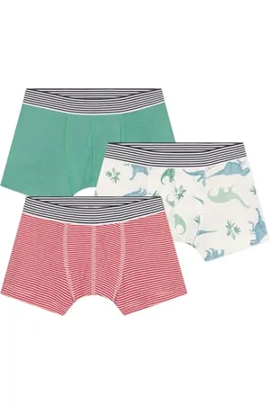 Petit Bateau A0ctf Boxer, , 8 Anni (Pacco da 3) Bambino
