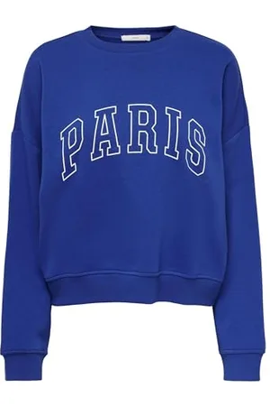 ONLY Onlsweat Life L/S Crew O.Size State Noos Felpa con Stampa, , M Donna