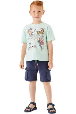 Garcia Kids Maglietta a Maniche Corte T-Shirt, , 116 cm Bambini e Ragazzi