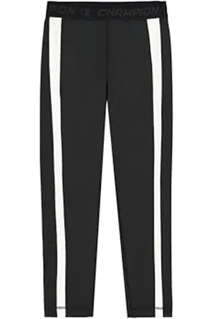 Champion Legacy C-Tech W (117484) -Compact Stretch Jersey 7/8 Crop Leggings, (NBK/STR), XL Donna