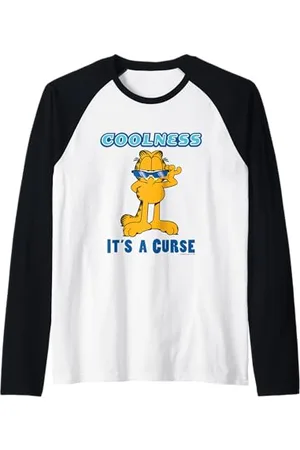 Garfield La freddezza è una maledizione Maglia con Maniche Raglan