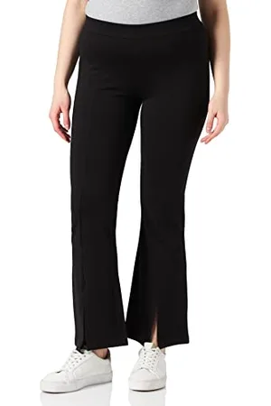 JDY Pretty Flare Slit Pant Jrs Noos, Pantaloni Donna, (Schwarz), S