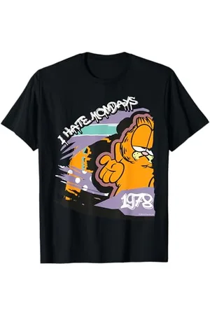 Garfield Odio il lunedì Streetwear Maglietta