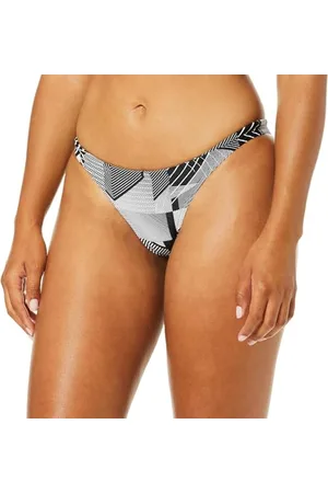Arena Rulebreaker Free Brief-Costume da Bagno Sportivo da Donna Parte Inferiore del Bikini, Nero Geometrico, M