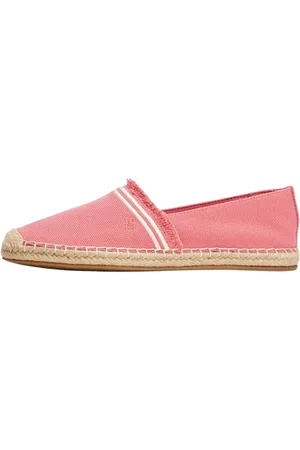 Tommy Hilfiger Fringe Canvas Closed Espadrille Fw0fw08881, Espadrillas Donna, Pink (Washed Cherry), 40 EU