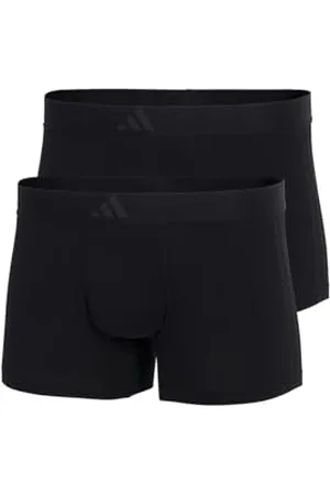 adidas Herren Unterwäsche Boxershorts 2er Pack-Low Rise Trunk (2pk) -Active Flex Cotton 3 Stripes Intimo, , XL Uomo