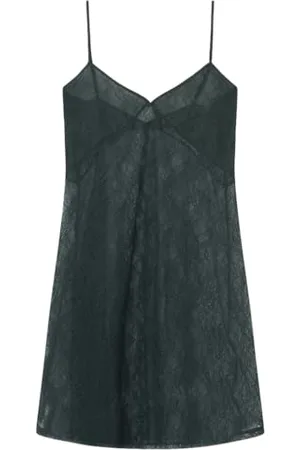 Women secret Camisón Corto Sense 1 And 2 Camicia da Notte, (Verde Botella), M Donna