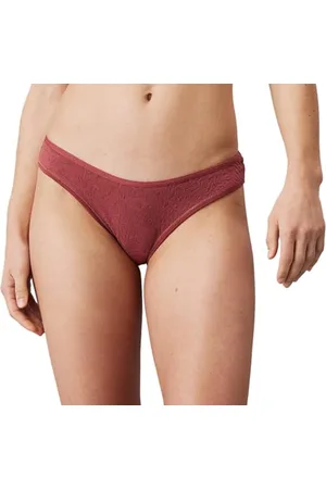 Calvin Klein Bikini 000QF7348E Mutandina Coordinata, (Apple Butter), M Donna