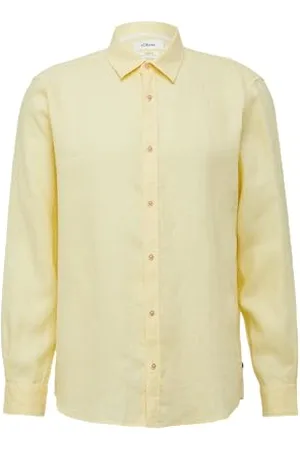 QS by s.Oliver 2164316 Camicia a Maniche Lunghe, , L Uomo