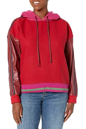 Desigual 3001-Felpa Sharon 3001, Fragola Maglione, Colore: , M Donna