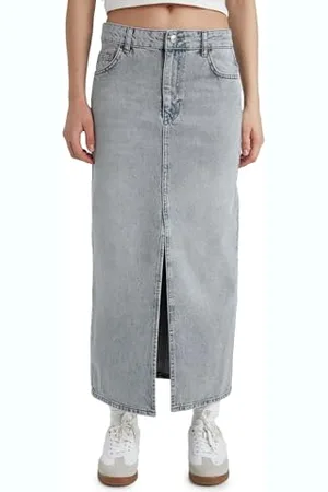 DeFacto B9847ax Gonna, Grigio, 44 Donna